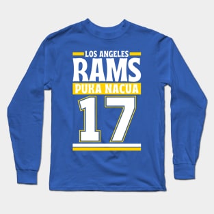 Los Angeles Rams Nacua 17 American Football Edition 3 Long Sleeve T-Shirt